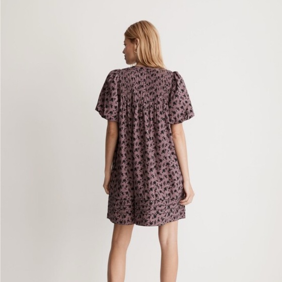 Madewell Floral Puff Sleeve Dress - Picture 3 of 13
